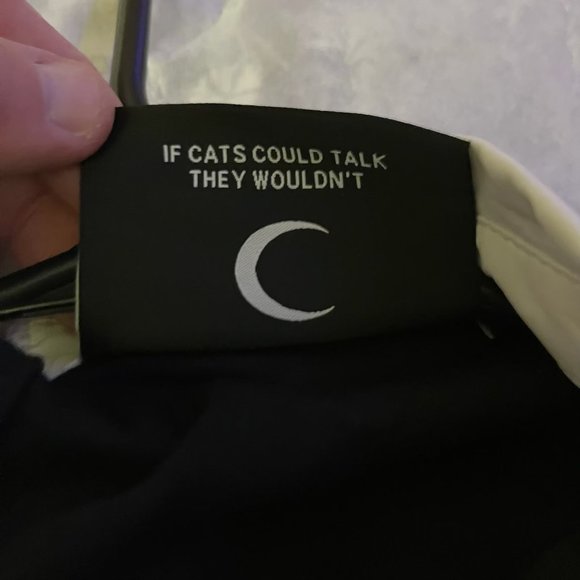 XL Killstar Wednesday Adams I'm Not Perky School Collared Shirt. - Picture 7 of 9